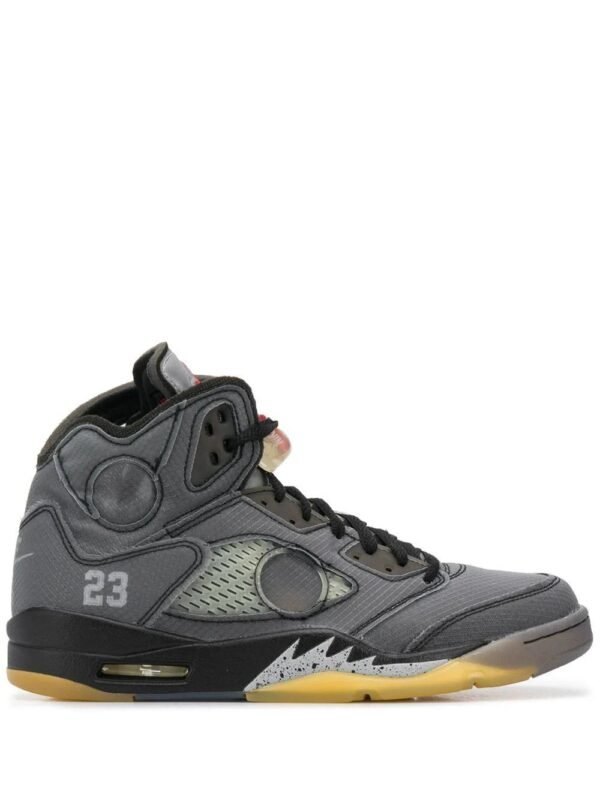 Jordan Retro 5 Off White Black Muslin