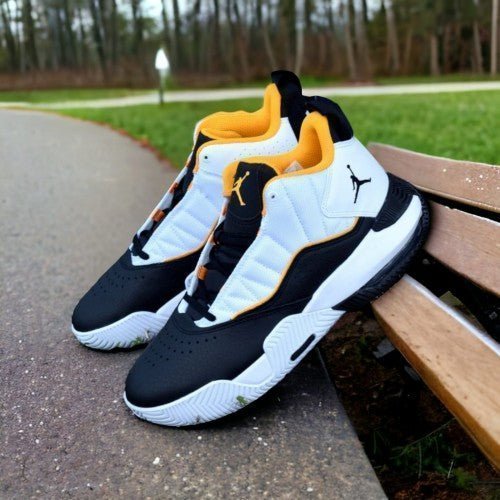 Branded AJ stay loyal white black yellow