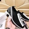 Dolcee & Gabbanaa Black White Slip on Sorrennto